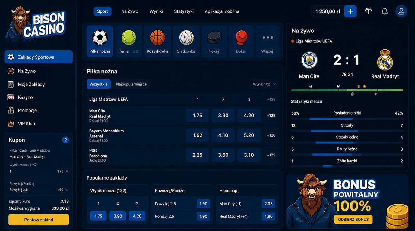 Ikona zakładów sportowych z opcją över/under, live i handicap